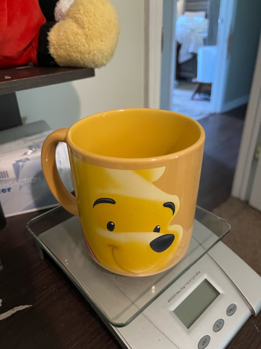 Disney Yellow Winnie the Pooh Ceramic Mug